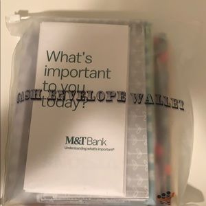 Blank cash envelopes